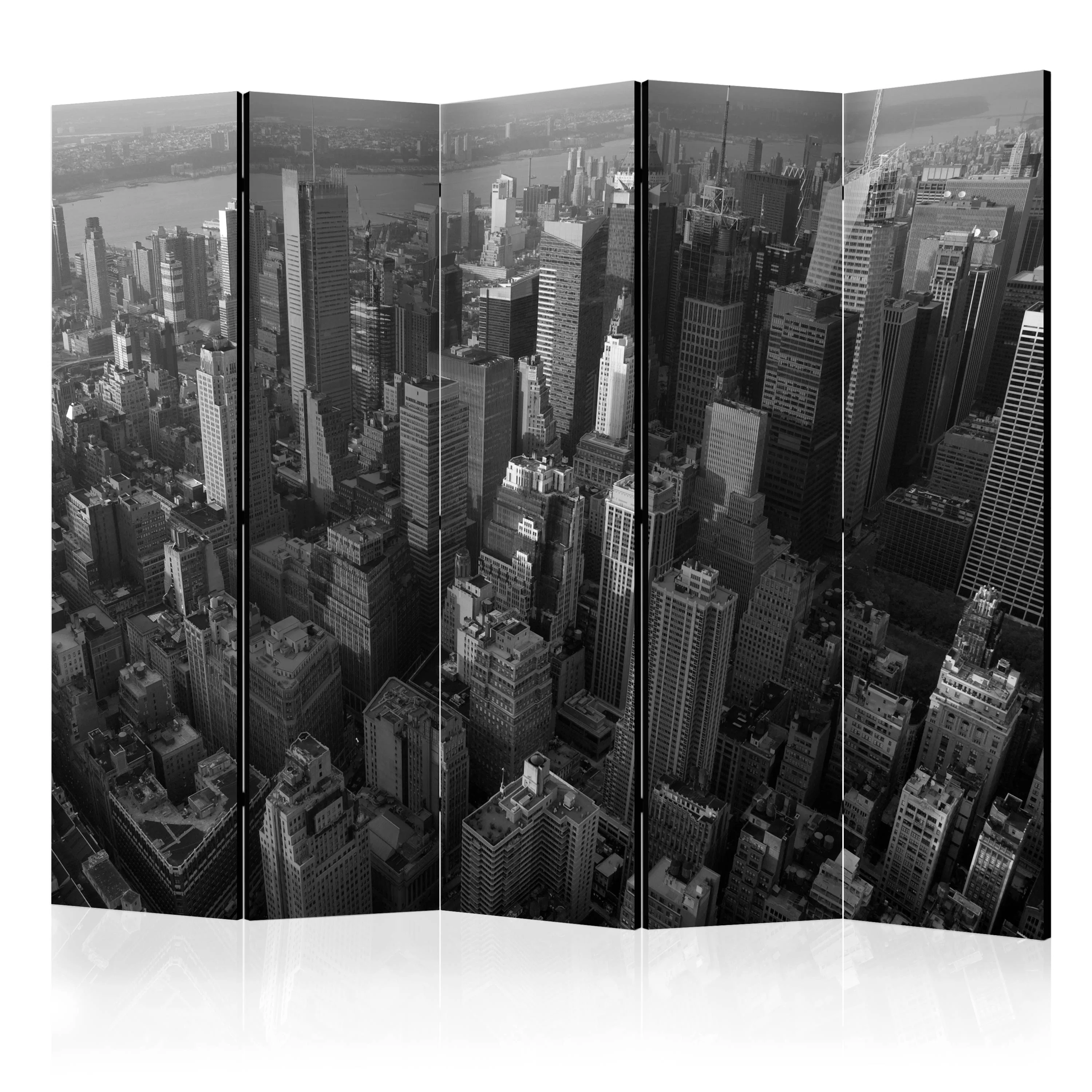 Rumsavdelare Skärmvägg Arkiio New York Skyscrapers Bird's Eye View II 225x172 cm