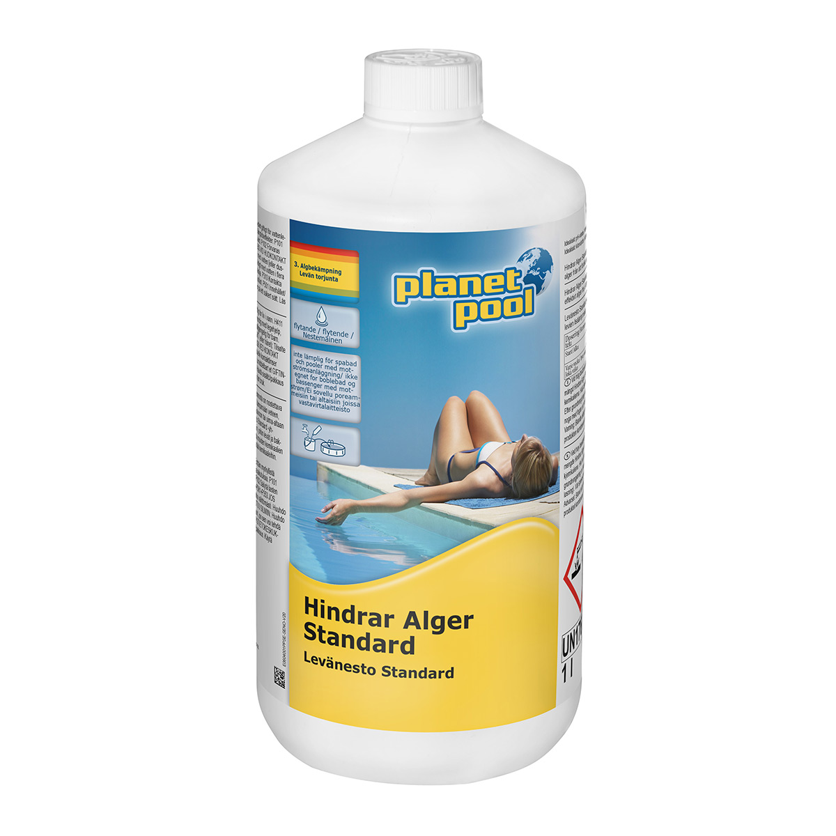 Algmedel Planet Pool Hindrar Alger Standard 1 L