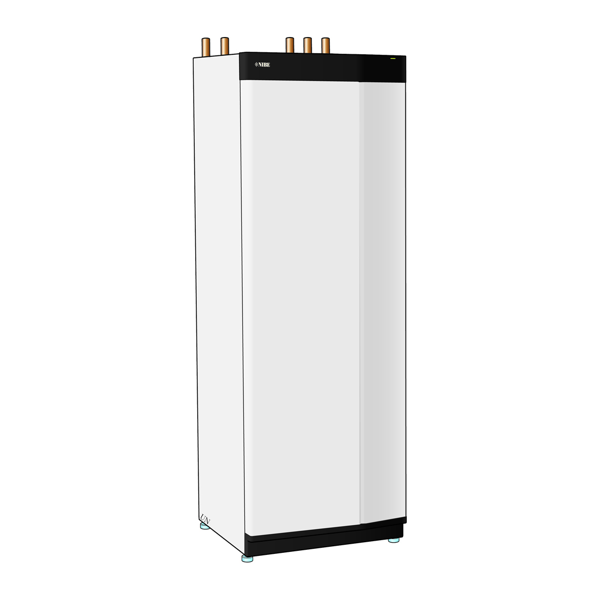 Bergvärmepump Nibe S1155-25 Vätska/Vatten 6-25KW Utan Varmvattenberedare