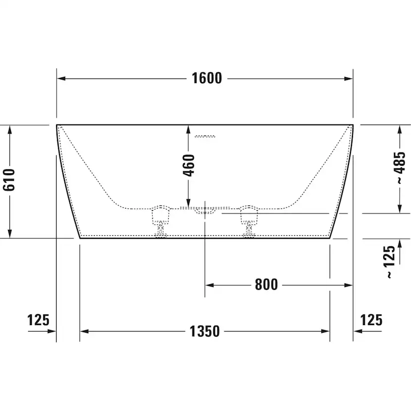 Badkar Duravit DuraSquare S