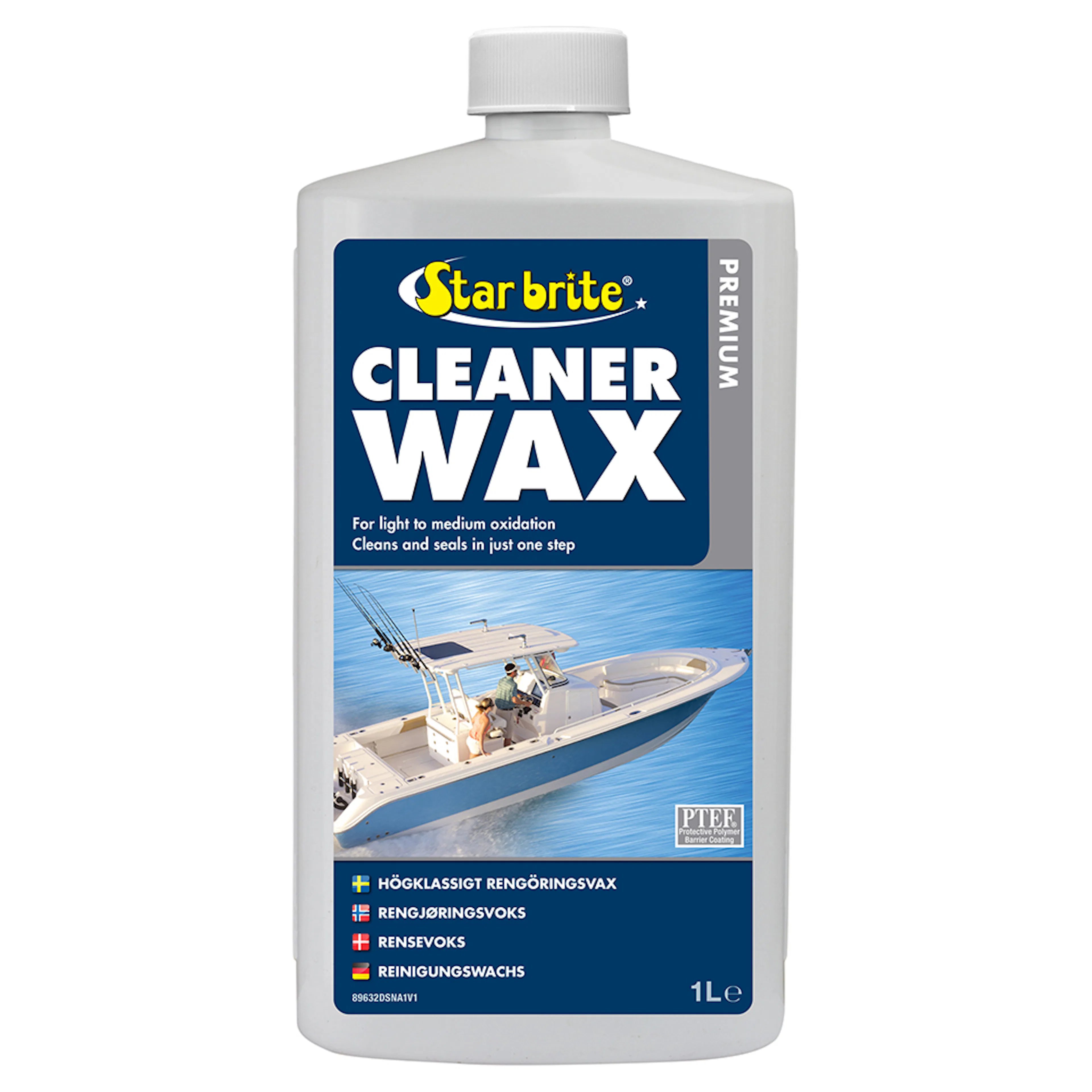 Båtrengöring Star Brite Premium 1 Step Cleaner & Wax 1 L