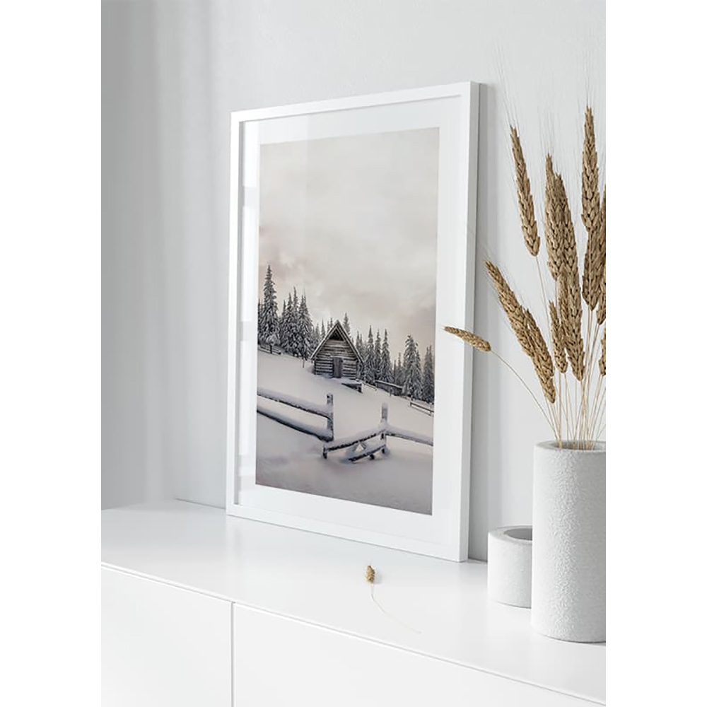 Poster Gallerix Cabin In Snow