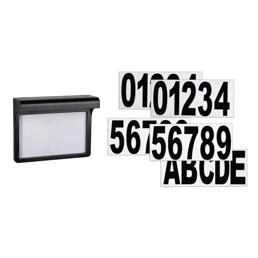 Fasadbelysning Solcell LED Paulmann DaytonII Lampa för husnummer IP44