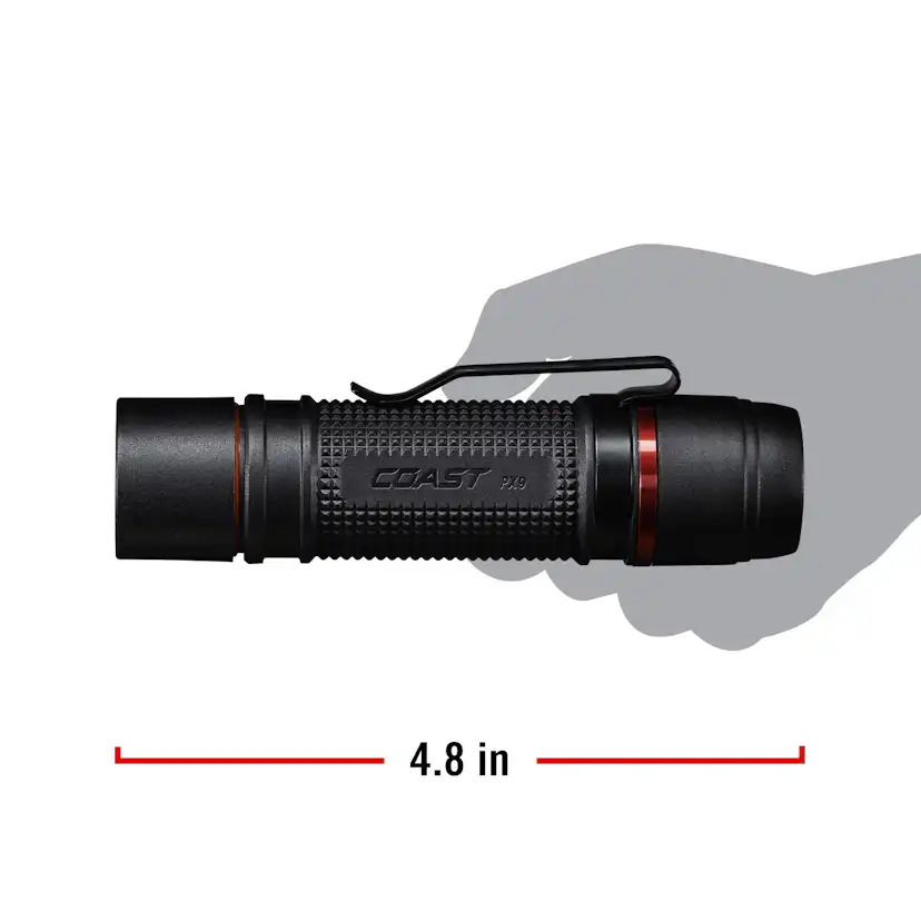 Ficklampa Coast Uppladdningsbar Px9R 1000 Lumen