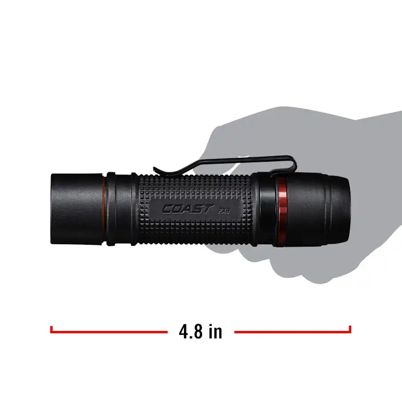 Ficklampa Coast Uppladdningsbar Px9R 1000 Lumen