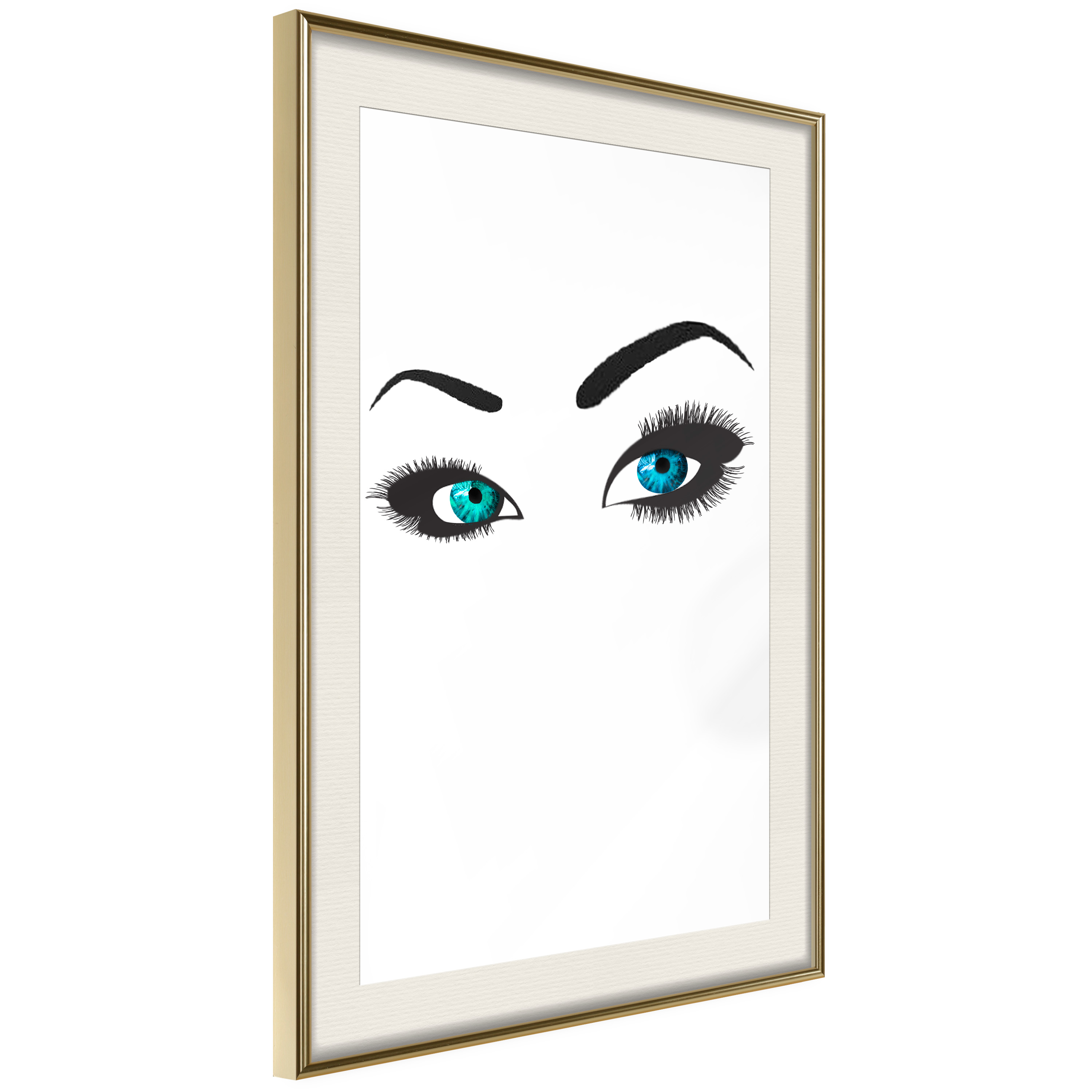 Poster Artgeist Affisch Two-Colored Eyes