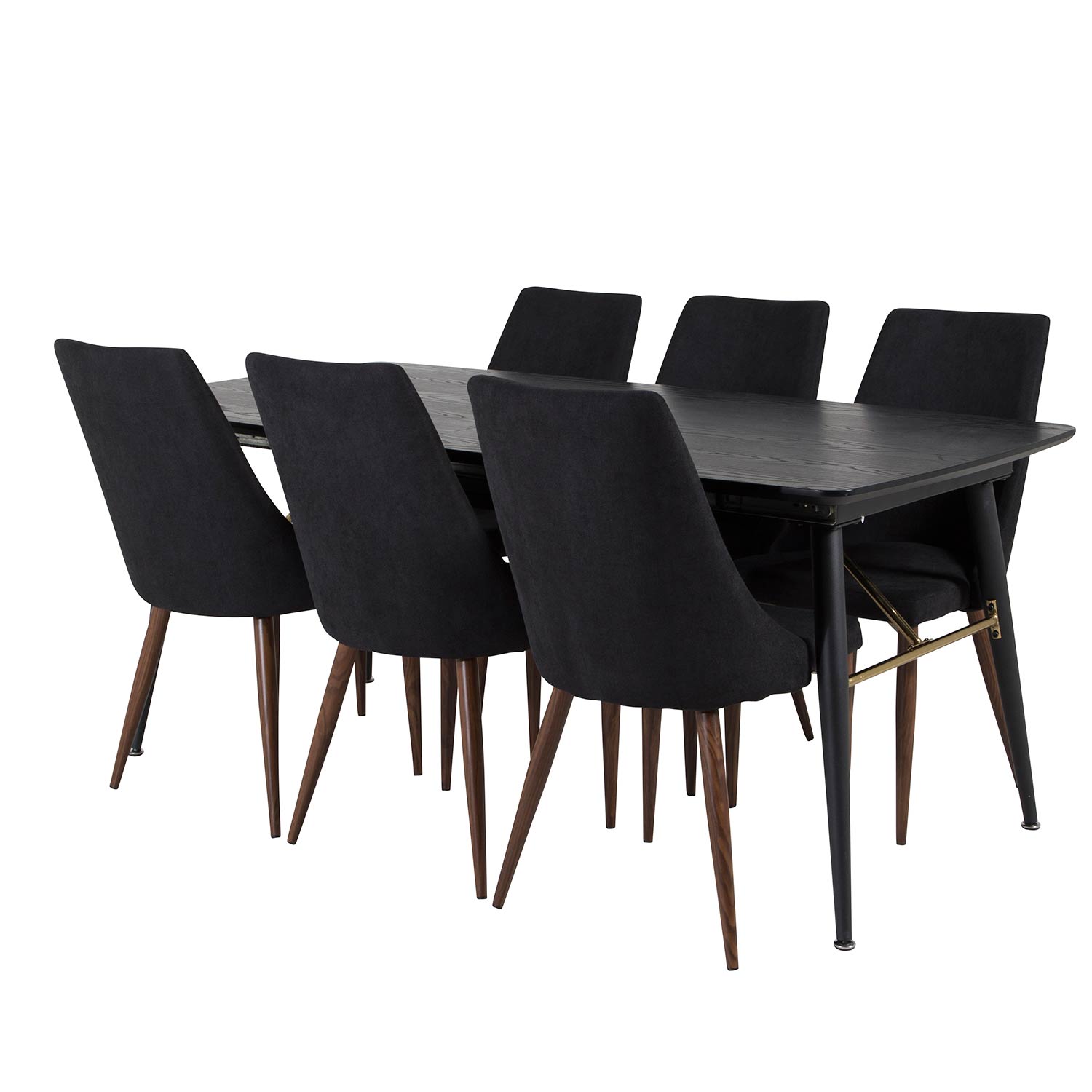 Matgrupp Venture Home Gold med 6 Leone Stolar