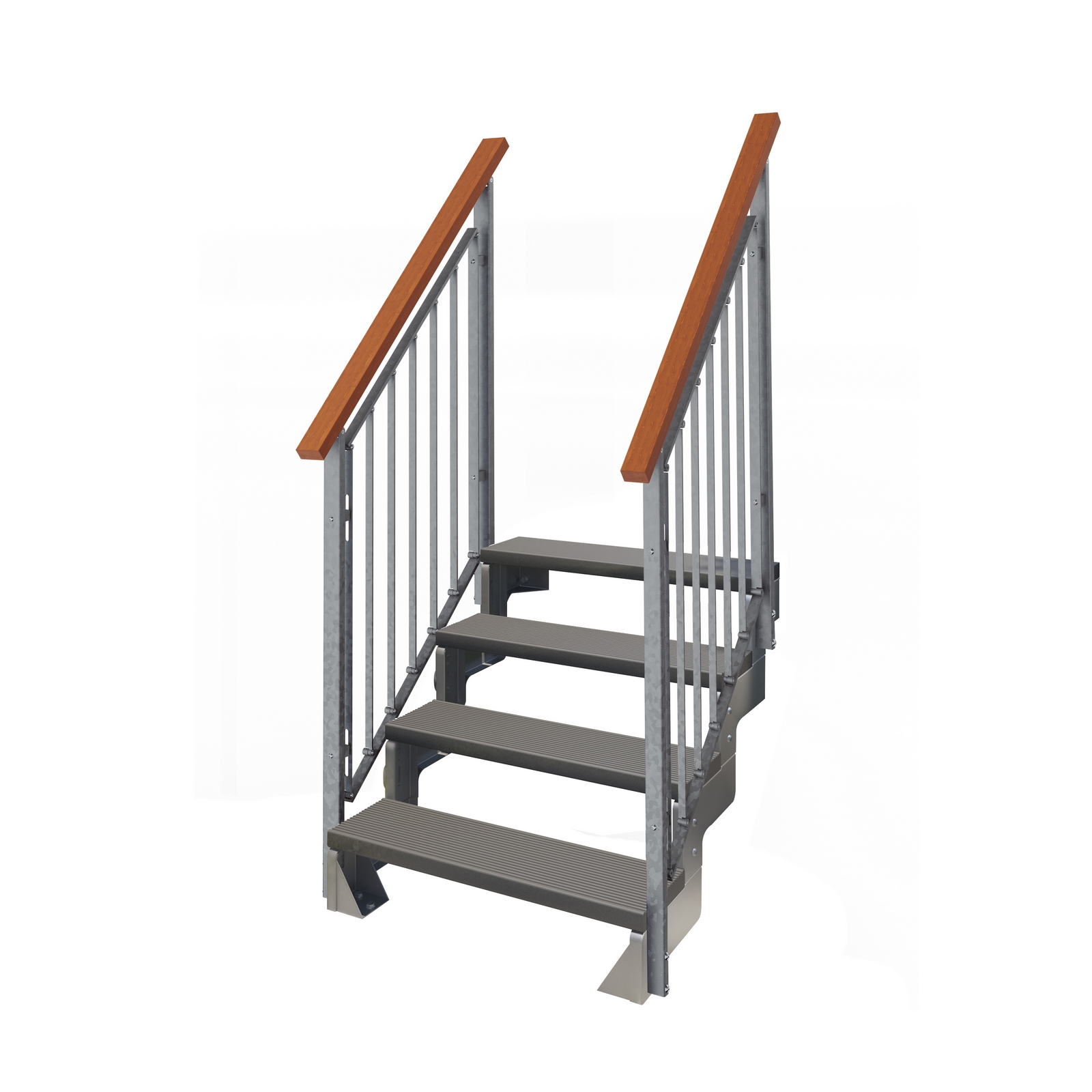 Trädgårdstrappa Dolle Gardentop Trimax med Nordic Räcke