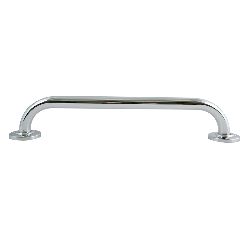 Stödhandtag stål/krom Ø 25 mm 30 cm Krom, 30 cm