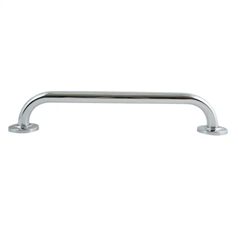 Stödhandtag stål/krom Ø 25 mm 30 cm Krom, 30 cm