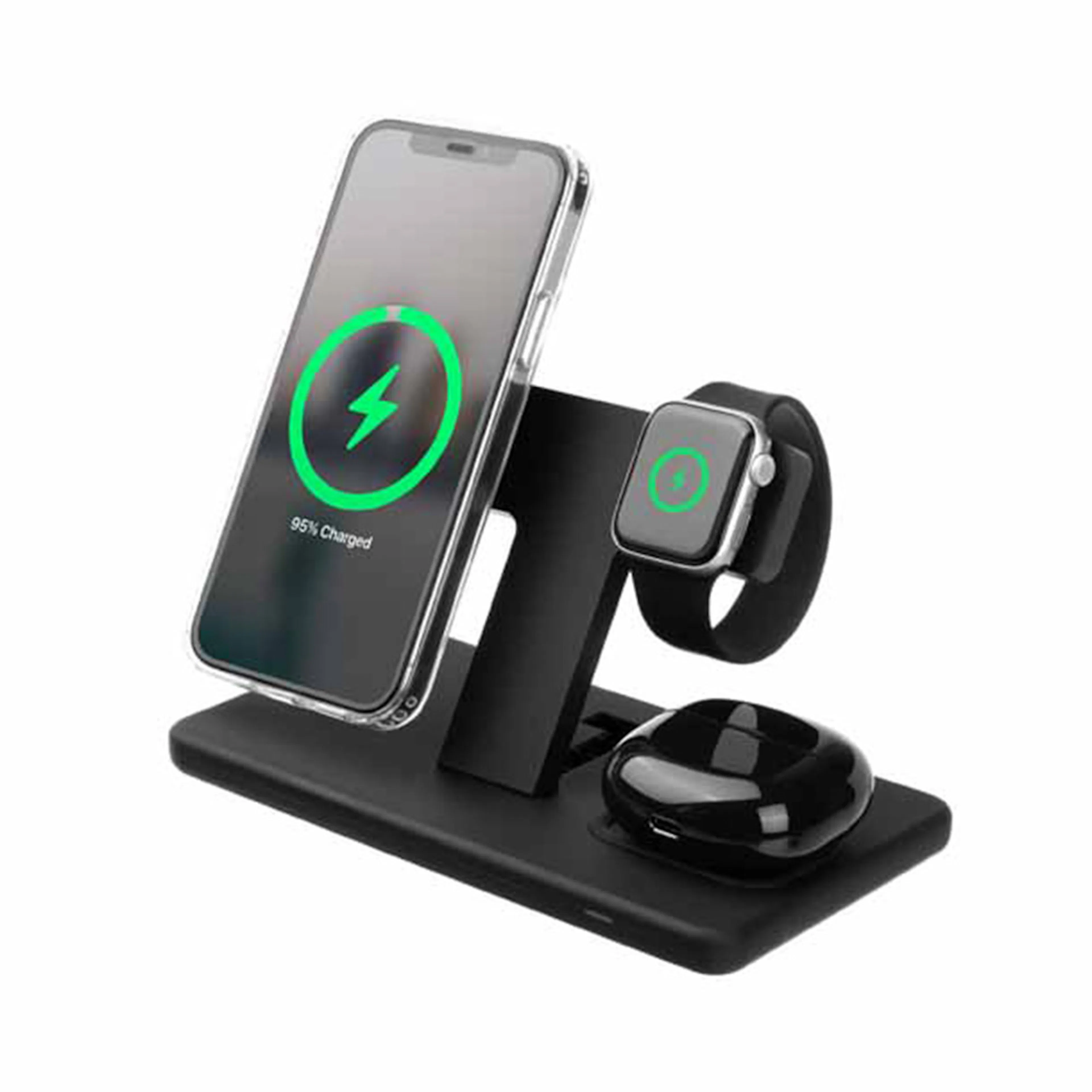 Laddningsstation Fixed 3in1 30W Wireless Mag