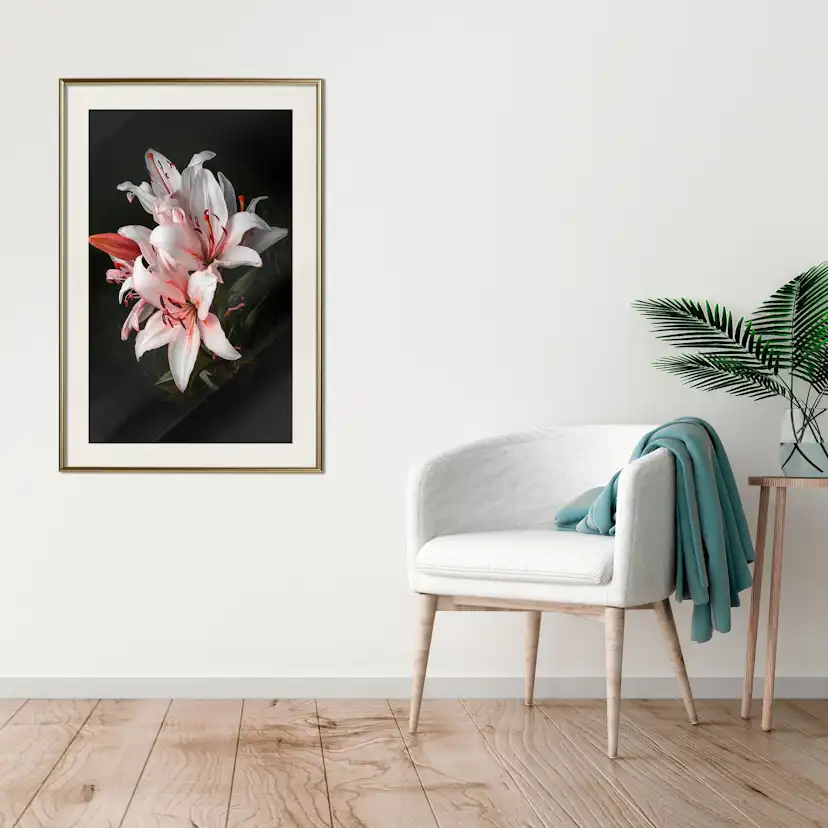 Poster Artgeist Affisch Lilies
