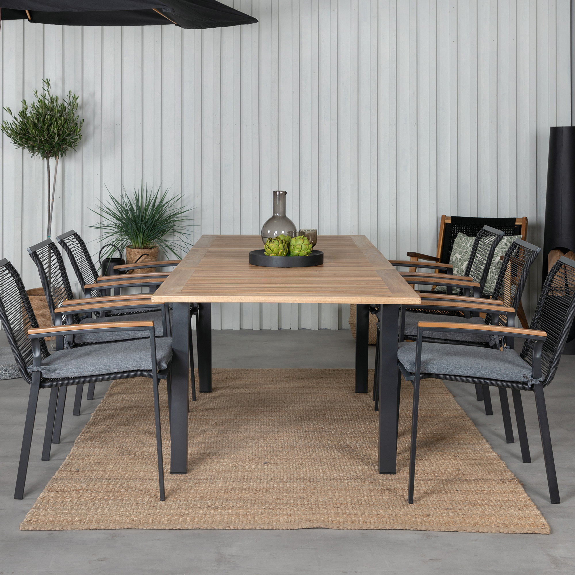 Matgrupp Venture Home Perla 160 med 6 Douglas Matstolar
