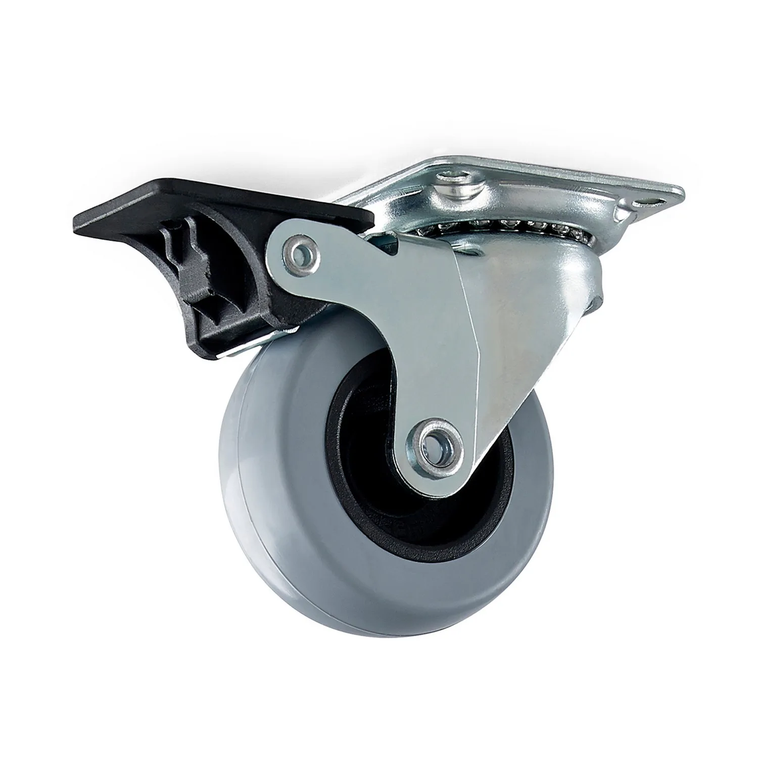 Länkhjul Habo med broms 75mm Diameter: 75 mm