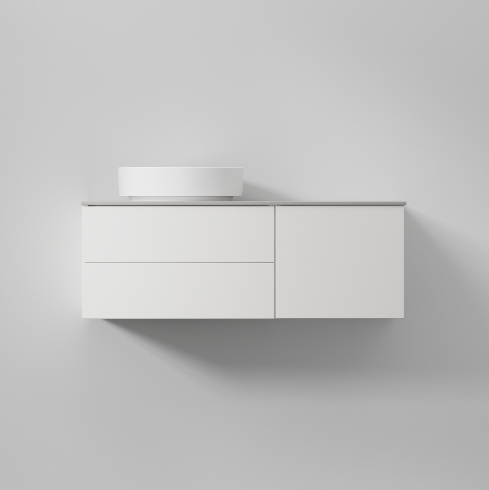 AIR Solid 100 B,White,2 lådor (V), Lucka (H),996x350x450 2 lådor (V), Lucka (H)