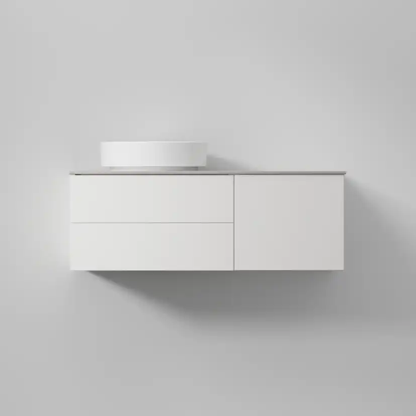 AIR Solid 100 B,White,2 lådor (V), Lucka (H),996x350x450 2 lådor (V), Lucka (H)