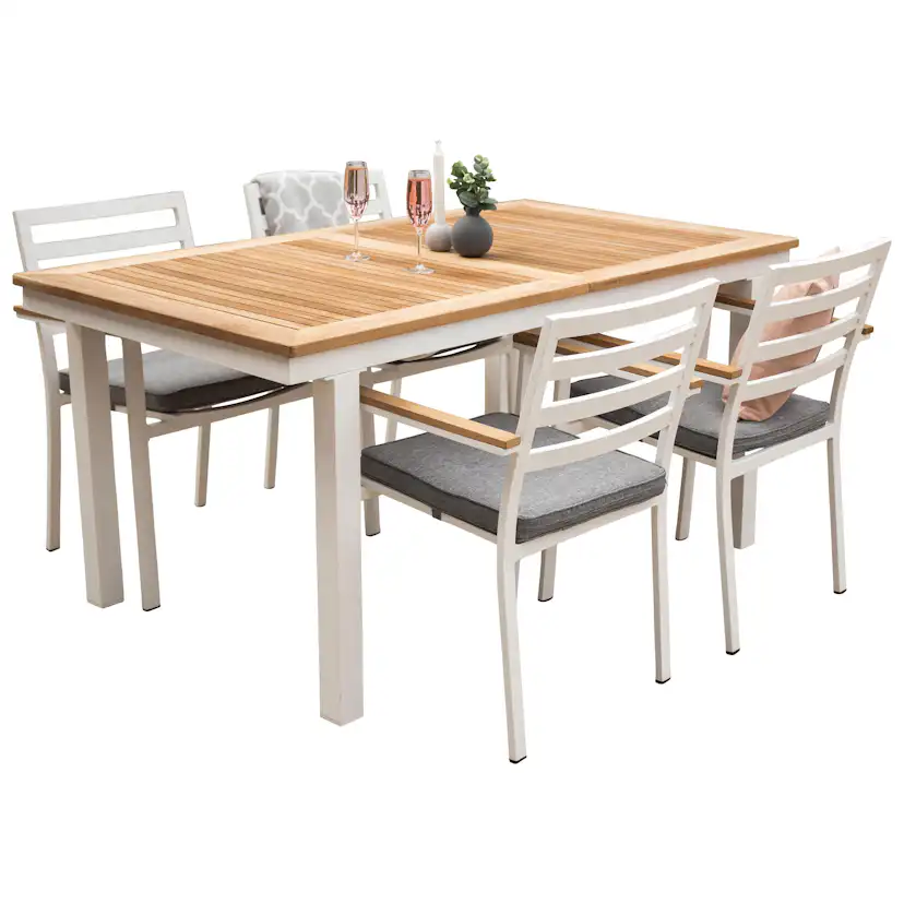 Matgrupp Venture Home Perla 160/240 med 4 Bambi Stolar