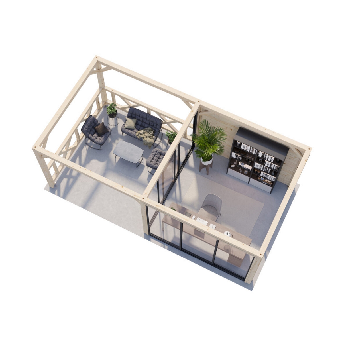 Uterum Palmako Lenna 16,6 m2 Set 404 Slide