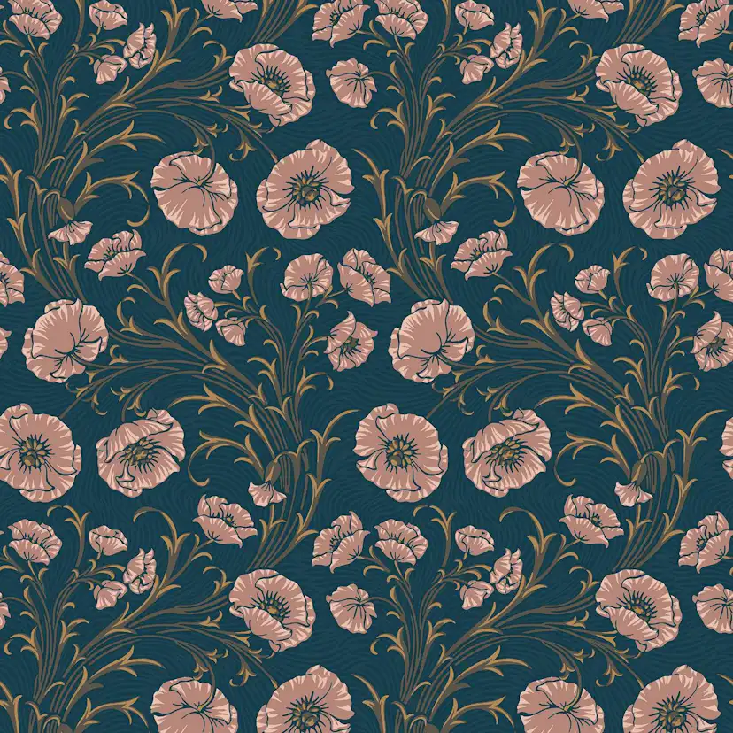 Tapet Boråstapeter Poppy Flow 2272