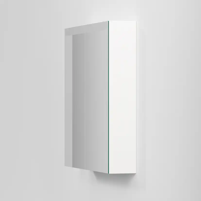 Spegelskåp STAGE 80,Premium White, 2 Luckor Bredd: 800 mm, Premium White, Dubbla luckor