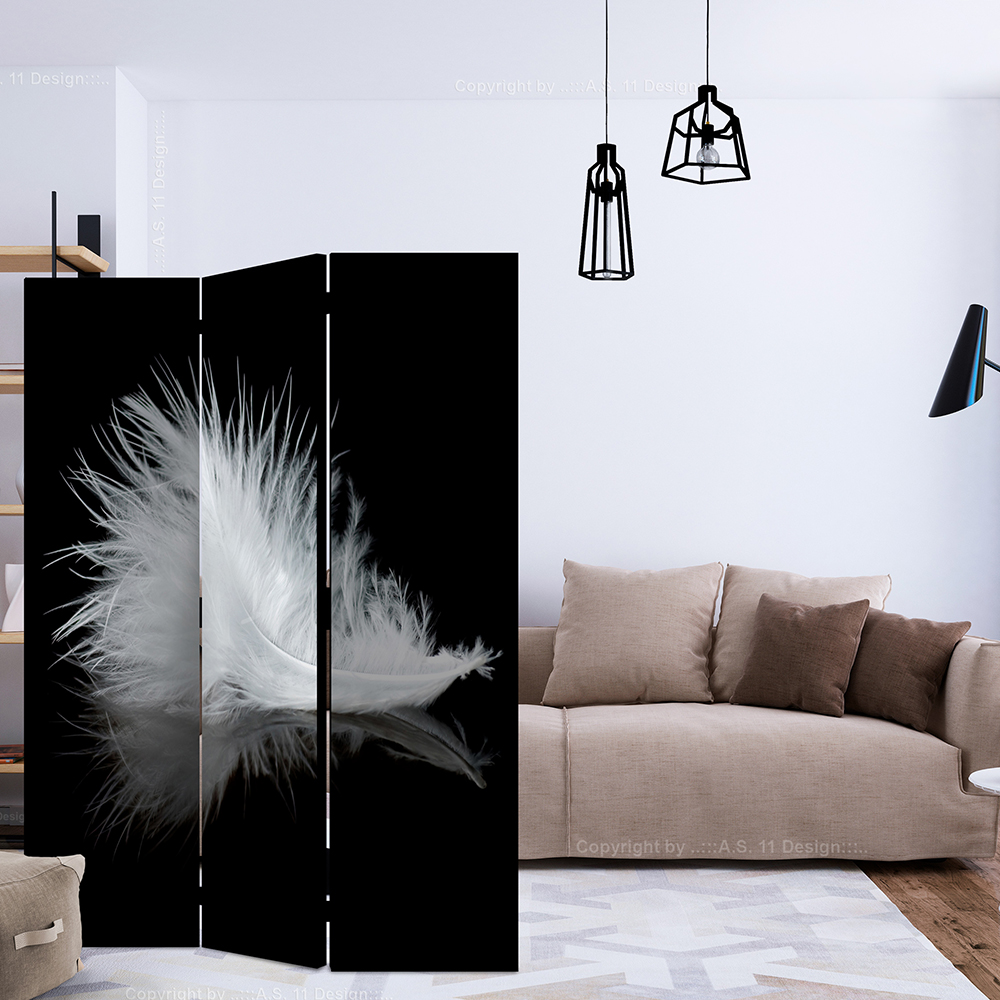 Rumsavdelare Skärmvägg Arkiio White Feather 135x172 cm