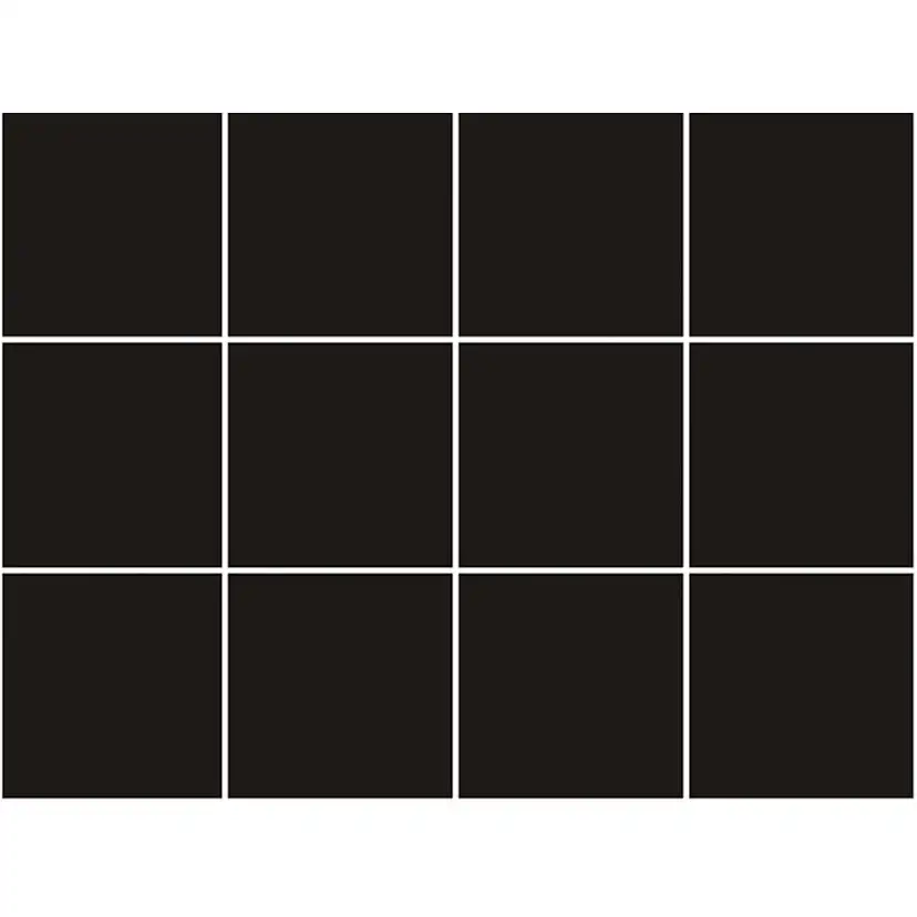 Klinker Konradssons Color 2 Black Svart Matt 10x10 cm