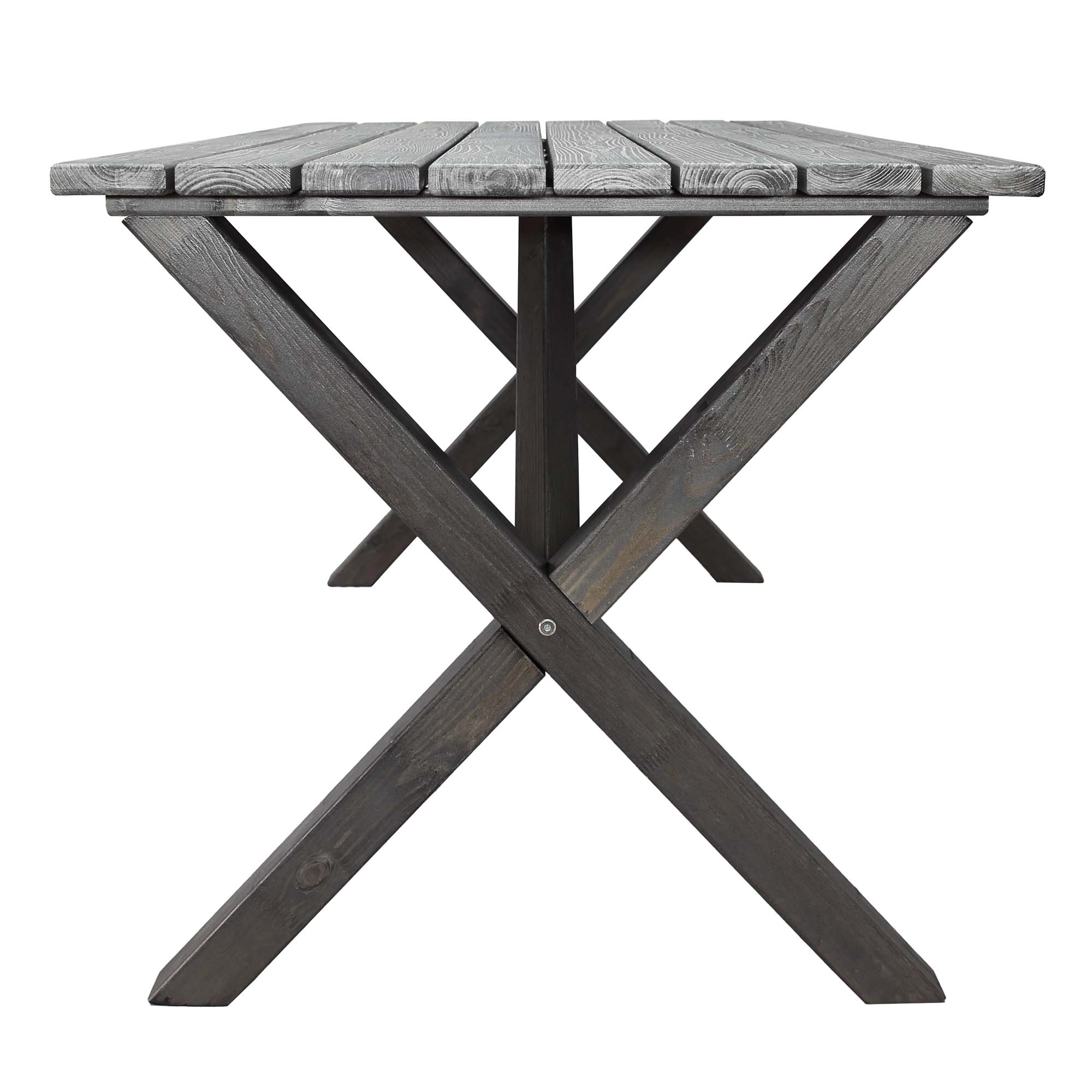 Matgrupp Utomhus Baltic Garden 150 cm bord & 4 Belize grå stolar