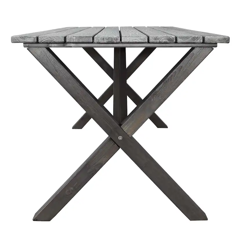 Matgrupp Utomhus Baltic Garden 150 cm bord & 4 Belize grå stolar
