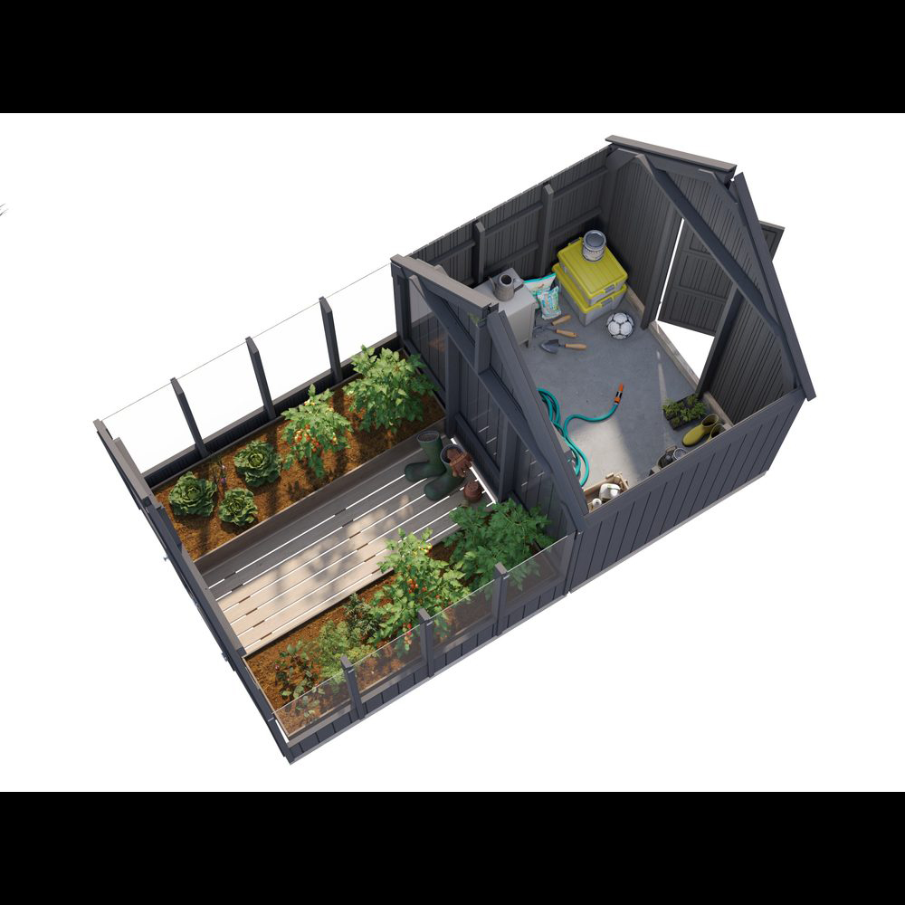 Förråd Palmako Emilia 4,4 m² (inv 4,0 m²)