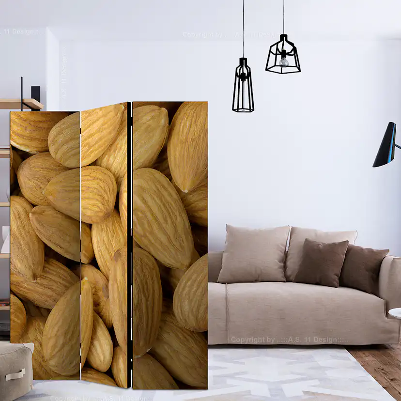 Rumsavdelare Skärmvägg Arkiio Tasty Almonds 135x172 cm