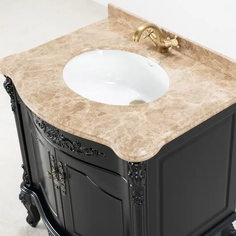 Tvättställsskåp Vesani Ottawa Beige Marmor