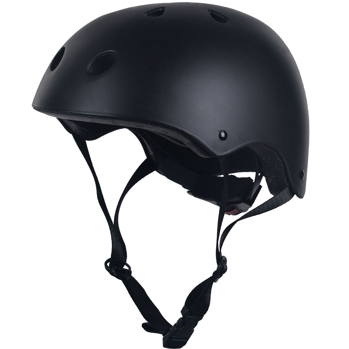 Skatehjälm SportMe S 53-58 cm Svart