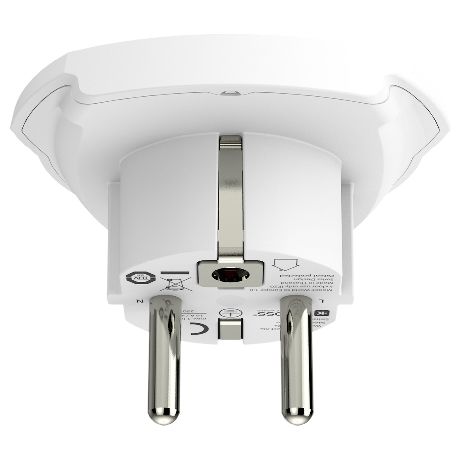 Reseadapter Skross Världen till Europa Jordad