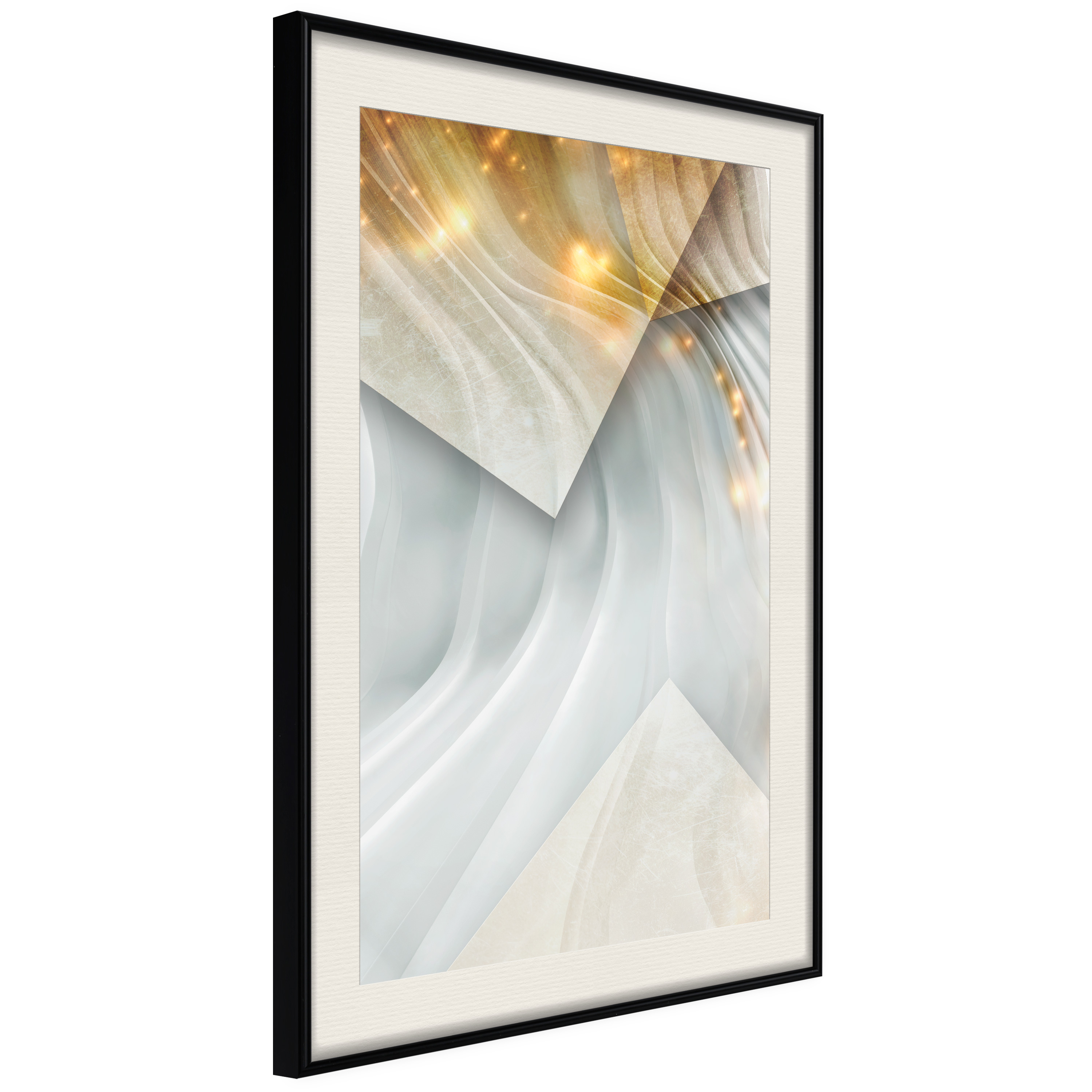 Affisch - Cashmere Dimension [Poster] 20x30 Svart ram med passepartout, 20x30 cm