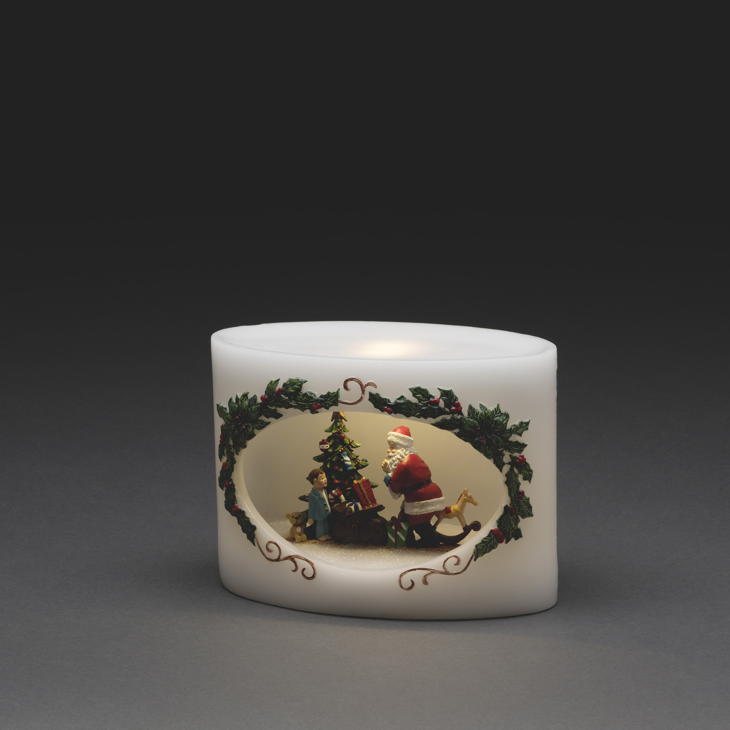 Vaxljus Gnosjö Konstsmide Tomte och Barn LED