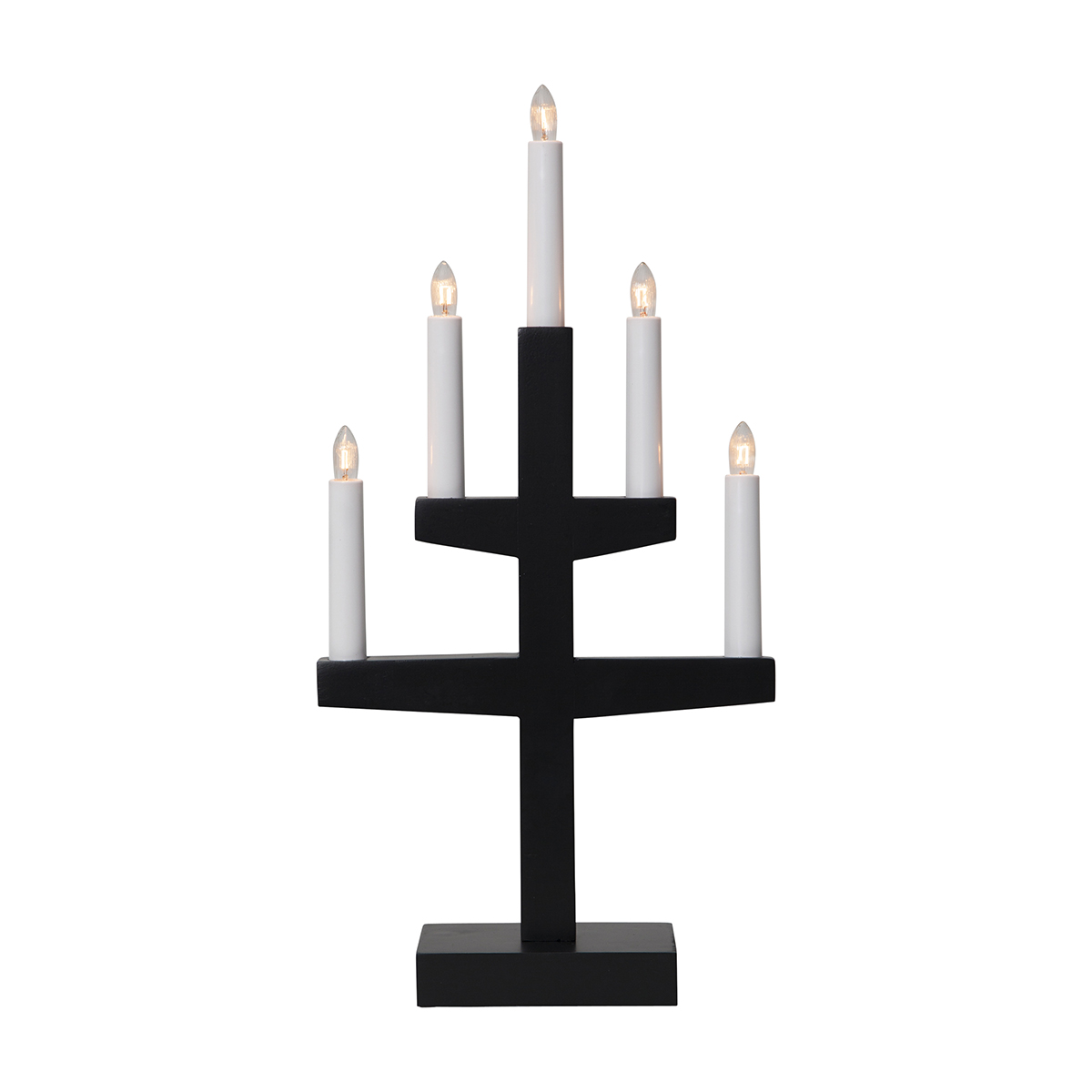 Ljusstake Star Trading Trapp 5-armad Adventsljusstake