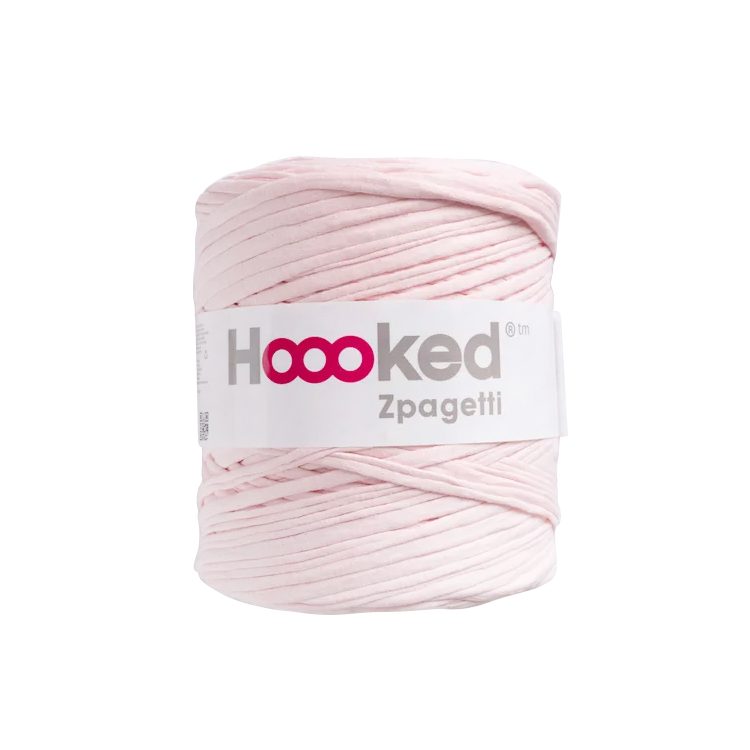 Zpagetti T-shirtgarn Ljusrosa 700 g - Återvunnet Material