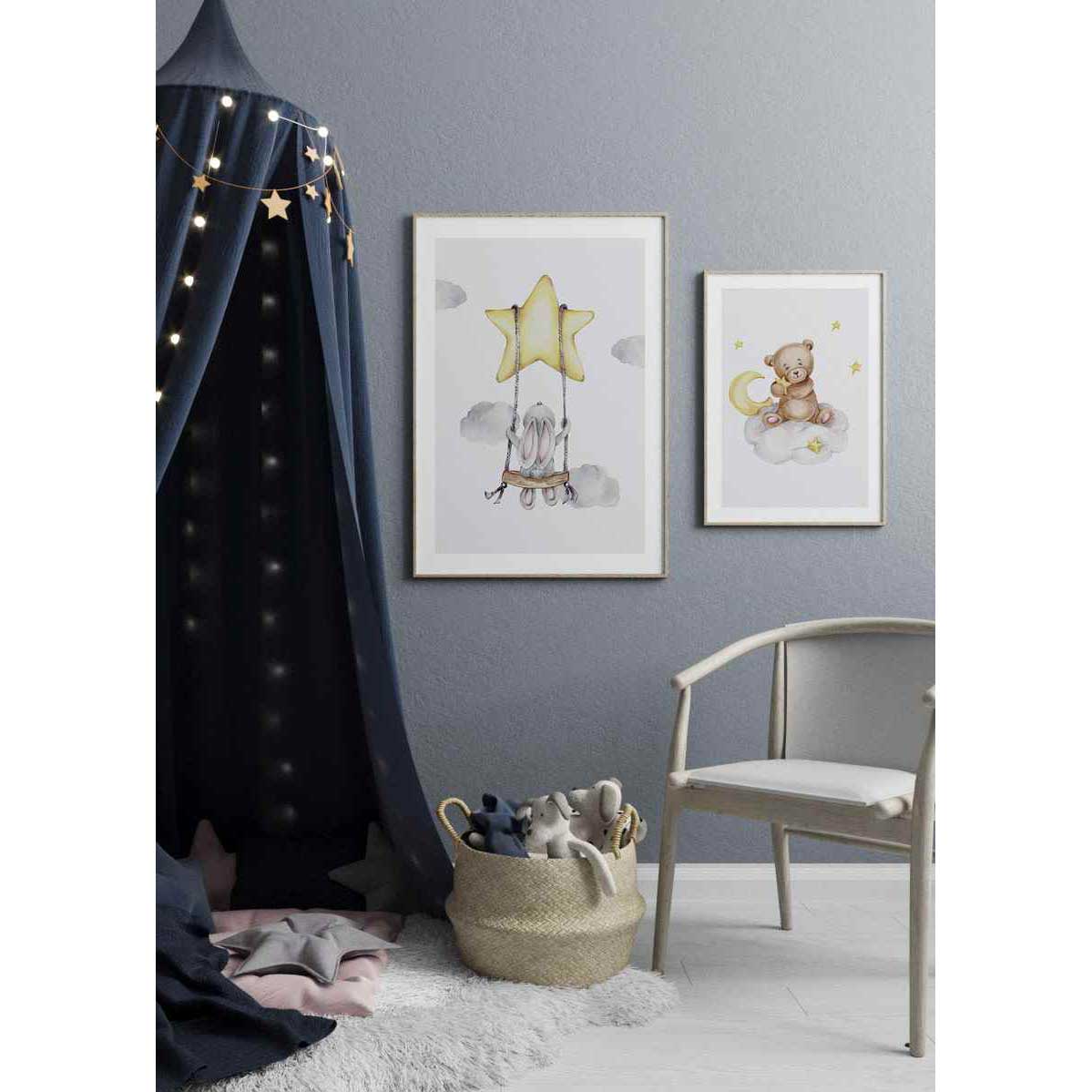 Poster Gallerix Star Swing Bunny