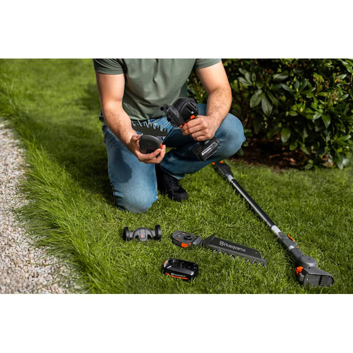 Busk-och Grässax Husqvarna Aspire S20 Med Batteri & Laddare Inkl. Teleskopskaft