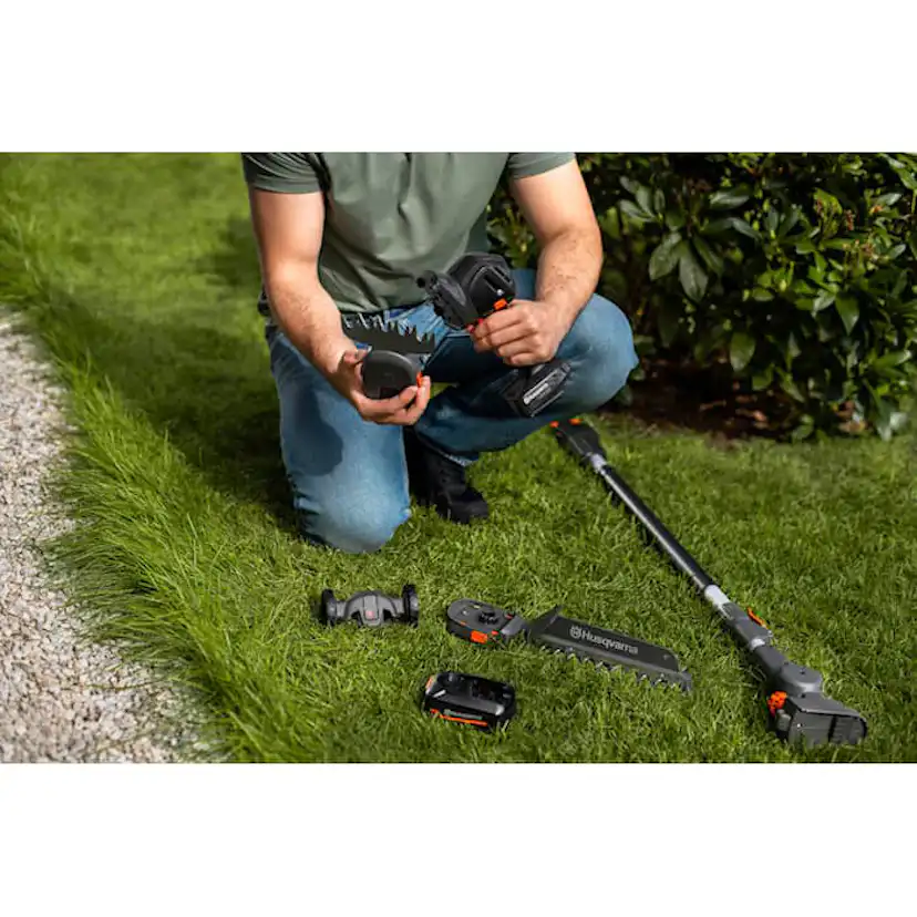 Busk-och Grässax Husqvarna Aspire S20 Med Batteri & Laddare Inkl. Teleskopskaft