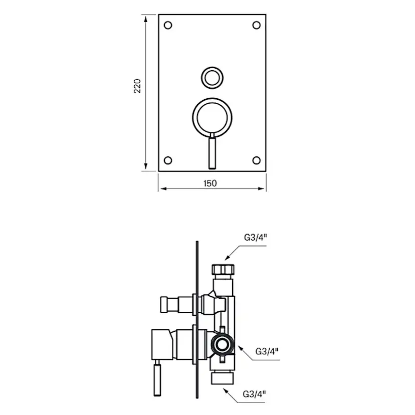 Duschblandare Tapwell Box 015
