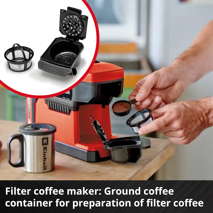 Kaffemaskin Einhell TE-CF 18 Li-Solo Sladdlös utan Batteri
