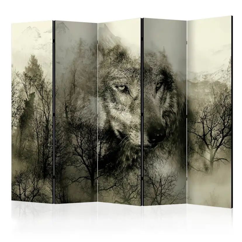 Rumsavdelare Skärmvägg Arkiio Mountain Predator Beige II 225x172 cm
