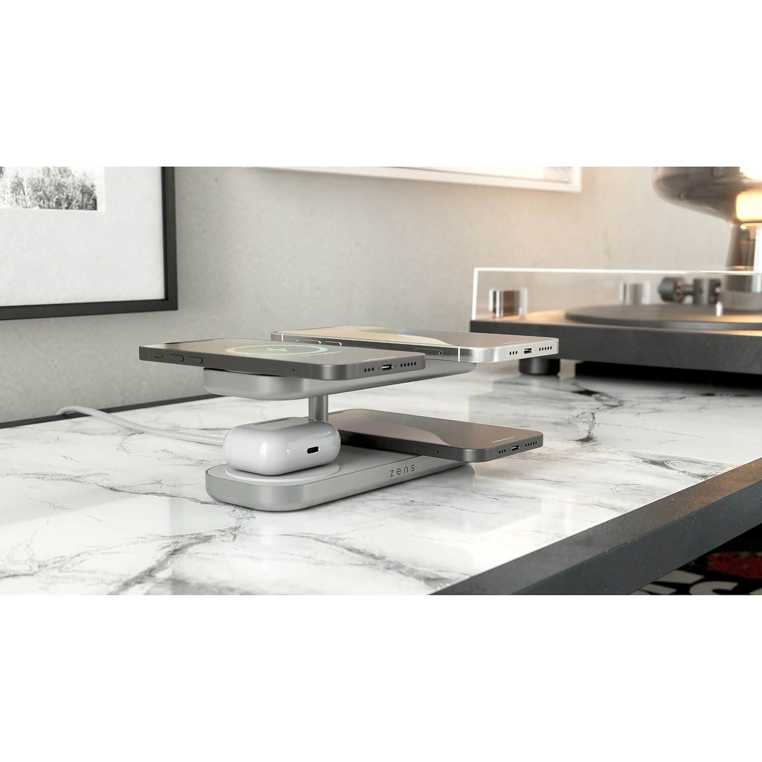 Trådlös Laddare ZENS Quattro Pro 4 Qi2