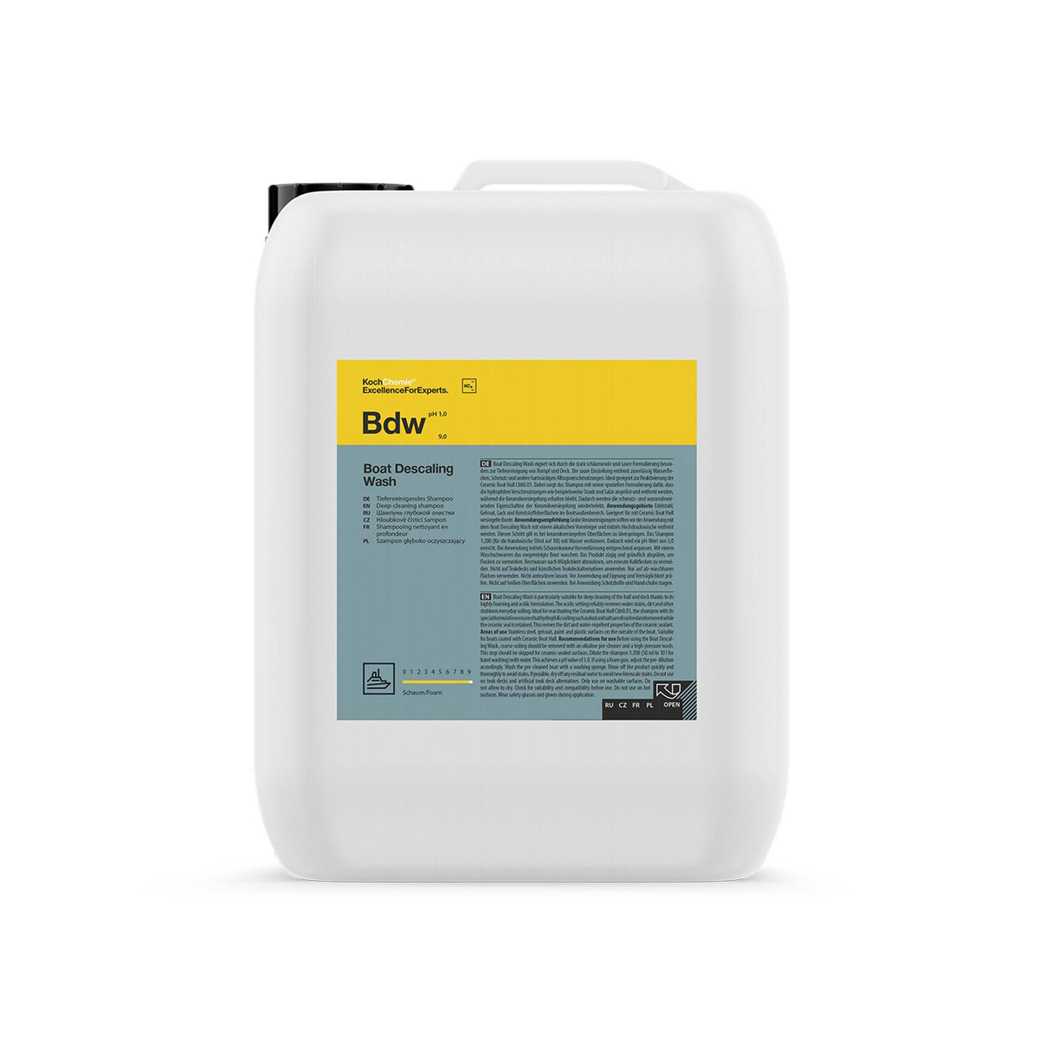 Båtschampokoch-Chemie Descaling Wash