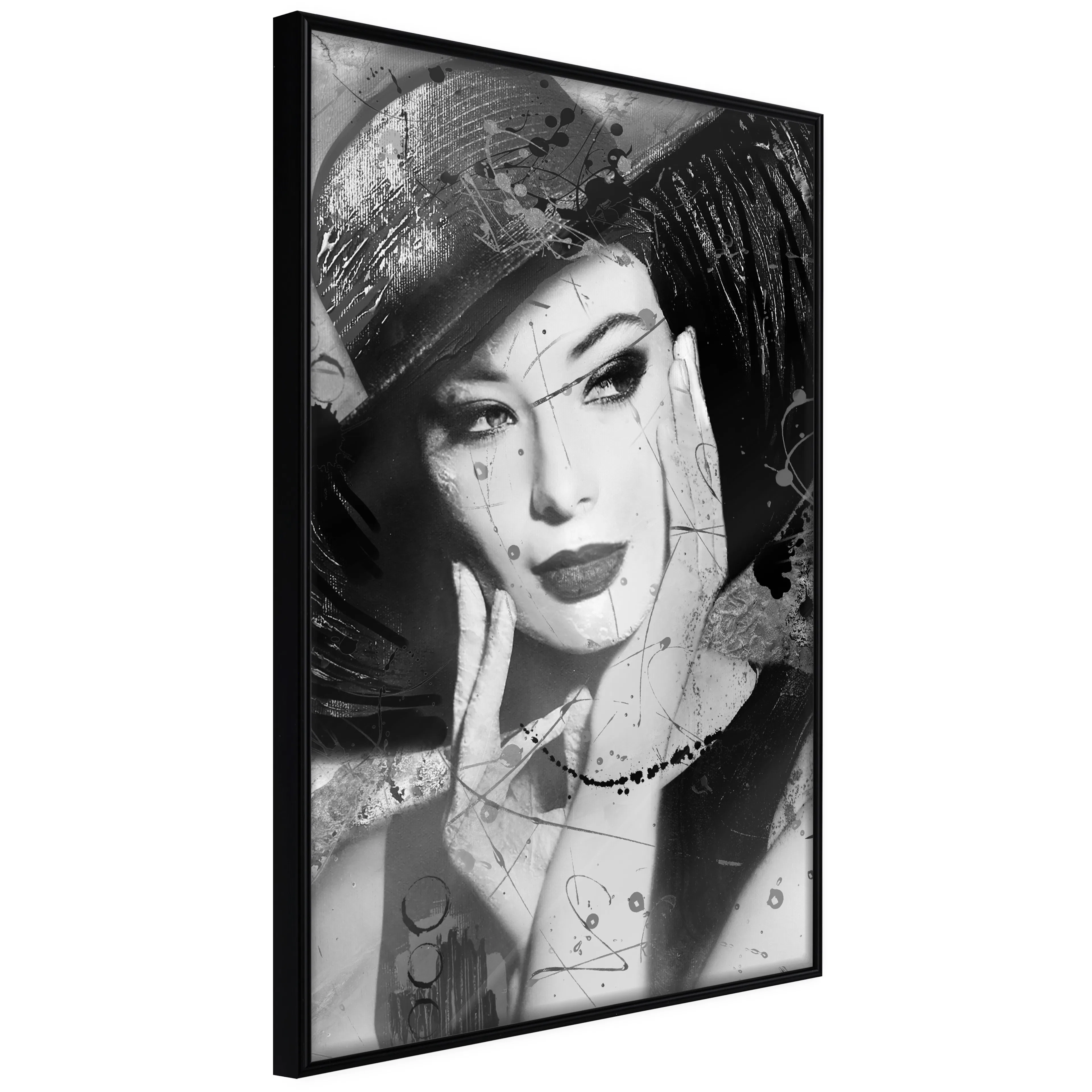 Affisch - Diva [Poster] 30x45 Svart ram, 30x45 cm