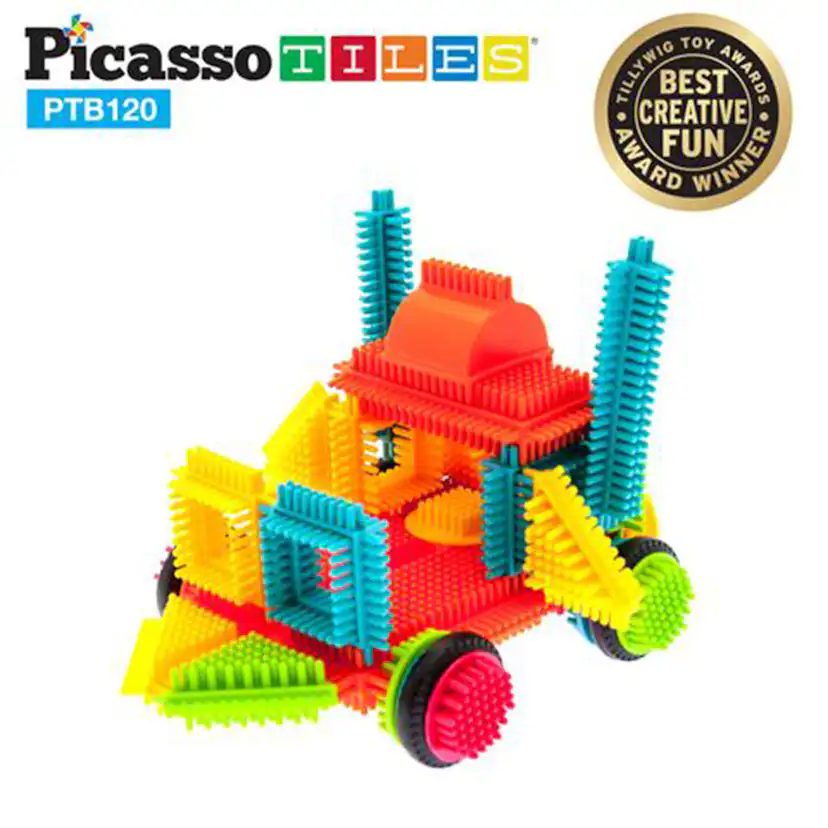 Byggbitar Picasso Tiles Bristle Blocks 120 Bitar