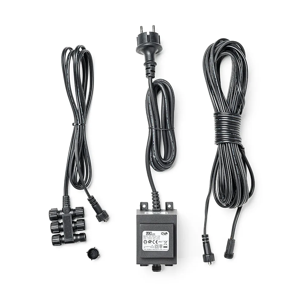 Startkabel Gnosjö Konstsmide Med Trafo 12v/60va Amalfi 6 Uttag