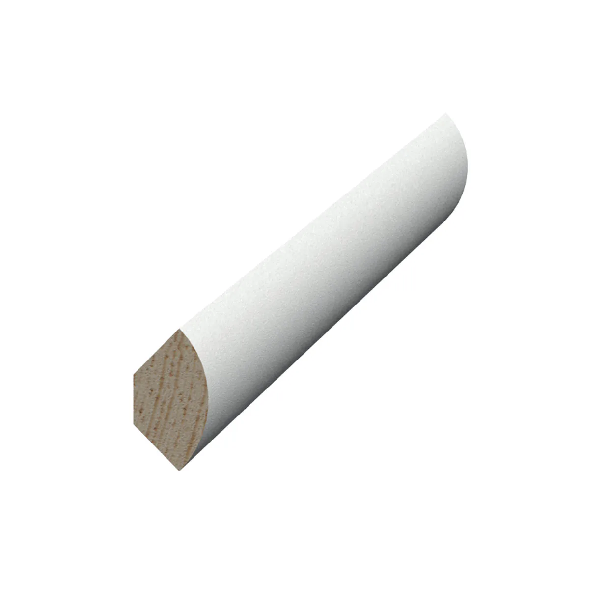 Kvartstav Grimslöv Trä List 12x12 mm Vit
