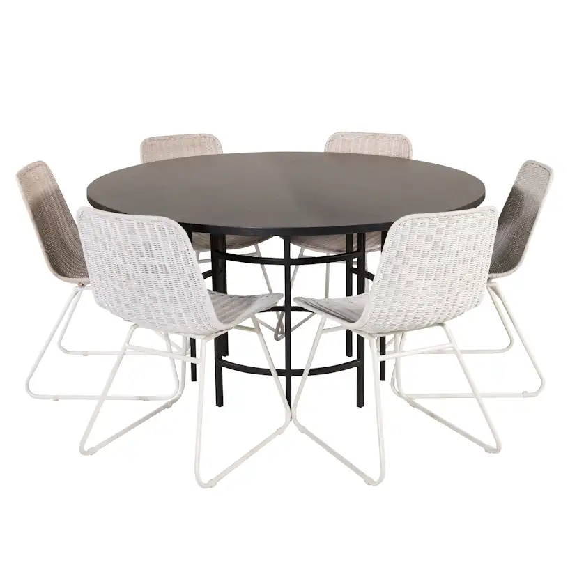Matgrupp furniture/fashion Copenhagen med 6 Cornelia Stolar